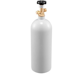 5 lbs Aluminum CO2 Cylinder with CGA320 Valve for Homebrew Draft Beer Aquarium