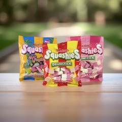 Swizzels Squashies Imported Candy – 100 g Bag | Choose Flavor | Soft & Squishy S