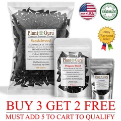 Charcoal Incense Cones 1″ TOPFLOW Bulk Handmade For Burner, Holder Variety Lot