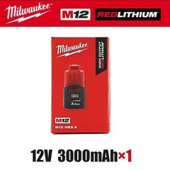 Authentic Milwauke M12 CP3.0 3.0 Ah X2 Batteries 48-11-2430 Lithium 2-Pack-