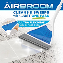 Helio Air Broom Silicone Broom Squeegee Pet Hair Remover Floor Sweeper