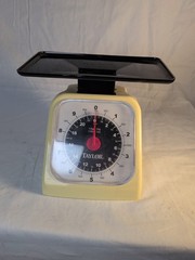 Vintage Taylor 22 lb Kitchen Scale Cream Black Analog Countertop Food Scale
