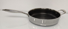 Hell’s Kitchen Hybrid Tri-Clad 4 Qt Sauté Pan w/ Lid | Nonstick PFAS-Free Used