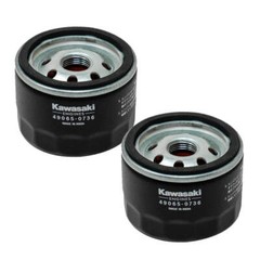 2PK Genuine OEM Kawasaki 49065-0736 Oil Filters 4906-50721 49065-7007