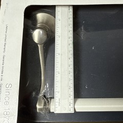 KOHLER BANCROFT Hand Towel Holder Brushed Nickel / Silver with White Bar NEW