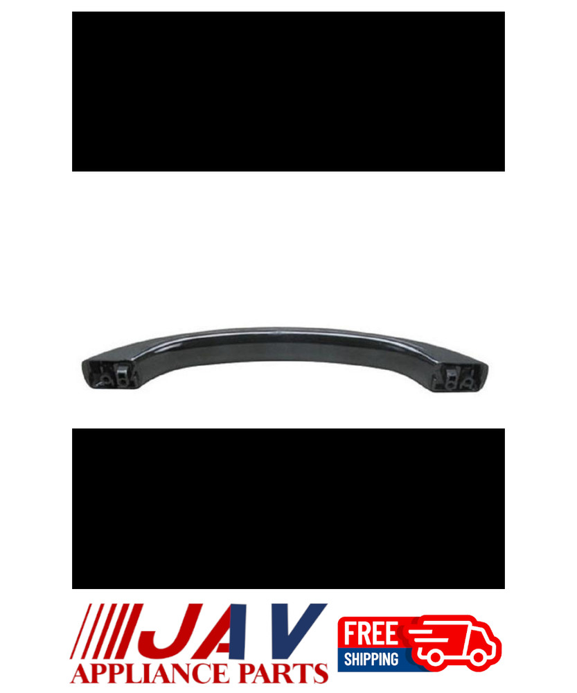 For GE Microwave Black Door Handle Rca INVREF# ZE184