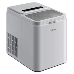 Midea Countertop Bullet Ice Maker 26.5 lb 2 Sizes Fast 6‑Min Ice Auto‑Clean Port