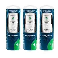 E very D²rop by 3 Pack Ice and Water Refrigerator Filter 4 ED²R4RXD1 Sealed NEW