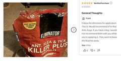 Eliminator Ant, Flea & Tick Killer Plus Lawn Insect Granules, 20lb