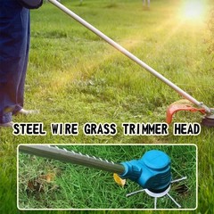 Universal Steel Wire Trimmer Head, Wire Trimming Head for Weedeater, Wire Trimme