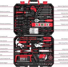 DEKOPRO Tool Set:228 Piece Home Tool Kit, Household Basic Repair Tool Set Comes