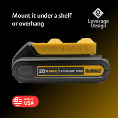 6 / 6 Combo Pack DeWALT 20V 60V Tool & Battery Mounts/Hangers/Holder – BEST FIT!
