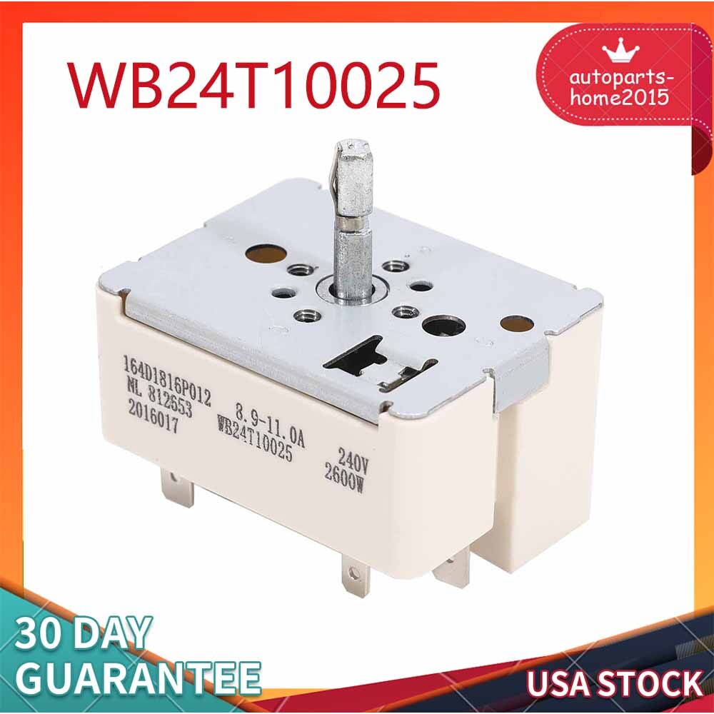 For GE Electric Range Burner Unit Infinite Switch AP2024072 PS236750 WB24T10025