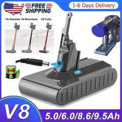 21.6V 9.5Ah V8 Battery for Dyson V8 SV10 V8 Animal V8 Absolute V8 Fluffy/Filters