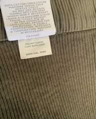 Restoration Hardware Italian Tuxedo Luxe Matelasse King/Cal-King Coverlet Gray