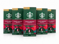 5 BOXES 50 NEW Starbucks by Nespresso Caffe Verona Ristretto Dark Roast Capsules