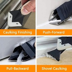 5 in 1 Caulking Tool Set Sealant Remover Grout Scraper Silicone Finishing Kit