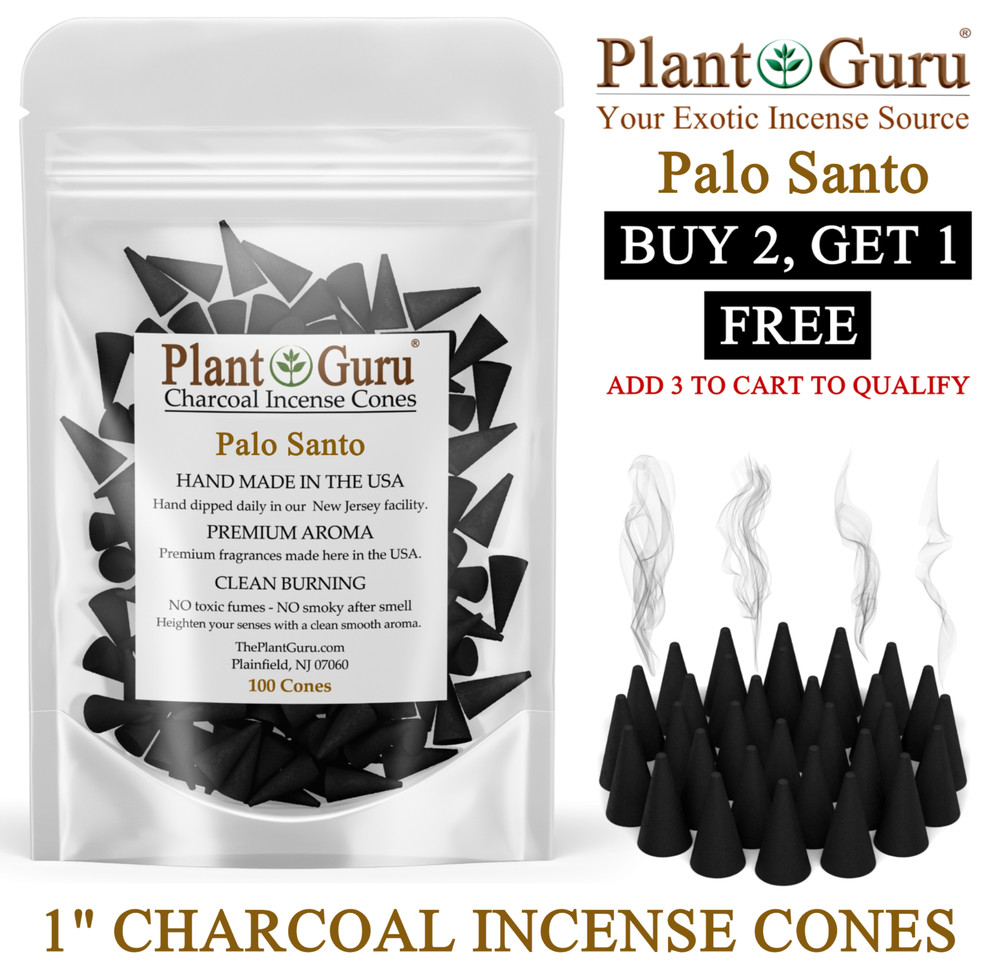 Palo Santo Charcoal Incense Cones 1″ TOPFLOW Bulk Wholesale For Burner Holder