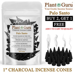 Palo Santo Charcoal Incense Cones 1″ TOPFLOW Bulk Wholesale For Burner Holder