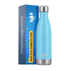17oz, 25oz, 34oz Stainless Steel Water Bottle – Insulated & Leak-Proof