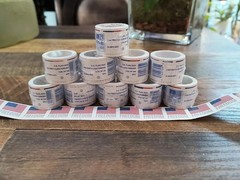 10 rolls of 2023 US New Stamps Collection (totaling 1000 USPS)
