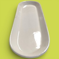 Vintage Elongated Oval Ceramic Serving Tray 3.25″x 11″