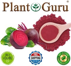 Red Beet Root Powder Beta Vulgaris Non-GMO Nitric Oxide Extract Super Food Juice