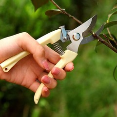 2 Pack Garden Pruning Shears Set Bypass Pruner Straight Blade Scissors USA