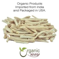 Organic Way Dried Shatavari Cut & Sifted – Organic, Kosher & USDA Certified
