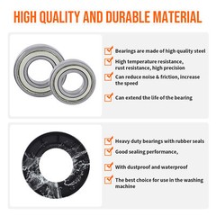 For Samsung Washer Washing Seal Bearing Kit DC62-00156A 6601-002632 6601-002516