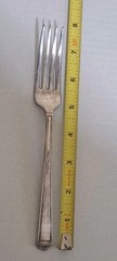 1847 Rogers Bros ANNIVERSARY International Silver Plate Flatware 4 Dinner Forks
