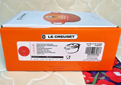 Le Creuset Signature 1 Qt 17cm Oval Dutch Oven Cerise Red / Side Dish Baker NIB