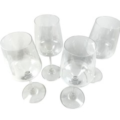Spiegelau White Wine Glass Set of 4 Crystal Stemware Open Box Vin Blanc NICE!