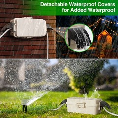 Outdoor Extension Cord safety Cover Waterproof Electrical Connection Box-US ship
