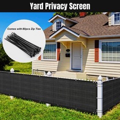 3′ 4′ 5′ 6′ 8′ x50′ Privacy Fence Screen Windscreen Garden Yard Mesh Shade Cover