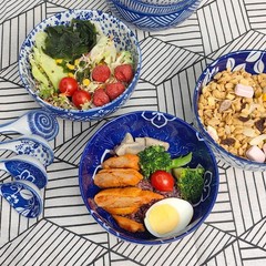 KeQiu 28 Oz Ceramic Ramen Noodle Pho Bowl Set with Chopsticks and Spoon Microwav