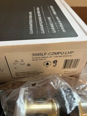 Delta 3595LF-CZMPU-LHP 2-Handle Widespread Bathroom Faucet Low Arc Spout