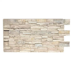 Stack Stone 48 In. X 24.25 In. Polyurethane Interlocking Siding Panel Finished i