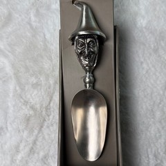 BKP Halloween Witch Metal Ice Scoop BarwareParty Entertain Silver India NEW