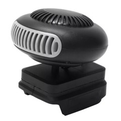 Small Space Heater 170W 2 Gears 18V Battery Operated Electric Fan Heater