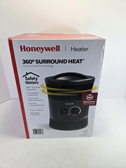 Honeywell HHF360V-1500W 360 Degree Surround Fan Forced Heater Black