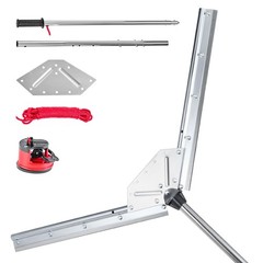 VEVOR Lake Weed Cutter Pond Aquatic Plant Cutting Tool with 37 in Max Cut Width