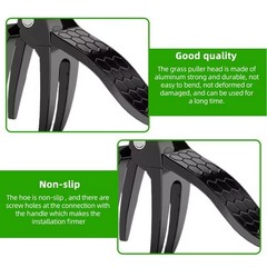 Weeder Puller Stand Up Weed Tool Handle Claw Garden Outdoor Root Remover Killer