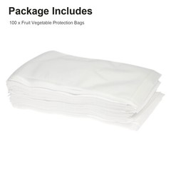 100PCS Garden Plant Fruit Vege Protect Drawstring Bags Against Insect Pest Bird