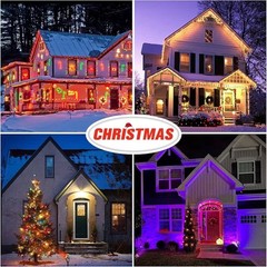 4-8 Packs Waterproof LED Pond Light Underwater & Ground Colorful Landscape Light