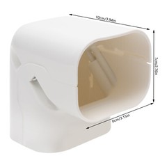 3″W 15Ft L Air Conditioner PVC Line Cover Kit For Air Condition Duct Protection