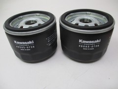 2 Genuine Kawasaki 49065-0736 Oil Filter FR FS FX Engines OEM 49065-7007