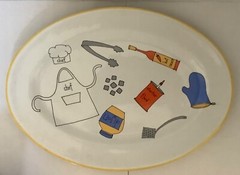 Grilling Days By Ursula Dodge 14” Stoneware Platter