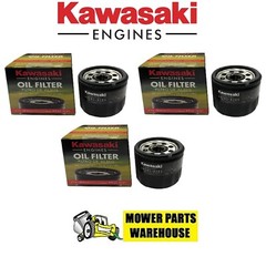 3 GENUINE OEM KAWASAKI ENGINE OIL FILTERS 49065-0721 REPL 49065-7007 FR FS FX