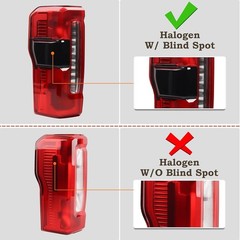LH W/Blind Spot Tail Light Fit for 2023 2024 F250 F350 F450 F550 XL XLT Lariat..